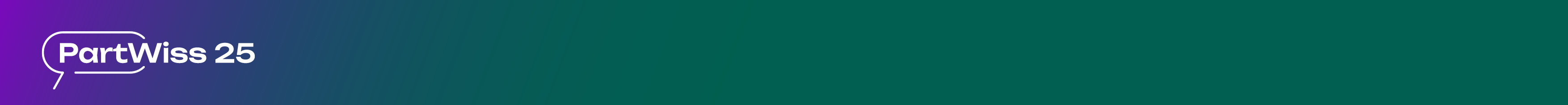 Header Banner für die Konferenz: PartWiss 25. Diese geht vom 12. November 2025 bis 14. November 2025 in Leipzig.
